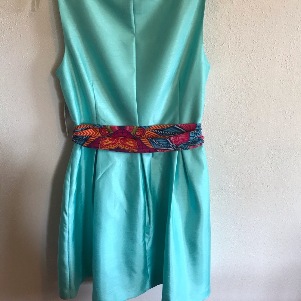 151) Lovely.. NWT aqua DRESS👗John Meyer/JM STUDIO - Picture 6 of 7